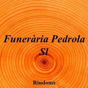 Funerària Pedrola Sl|Funeraria|funeraria-pedrola-sl|3,5|2|Passeig Germans Nebot, 116, 43330 Riudoms, Tarragona|Riudoms|895|tarragona|Tarragona|rememori.com|977 36 02 81|rememori@rememori.com|https://goo.gl/maps/cCPpJtRK8zeb9w3MA|