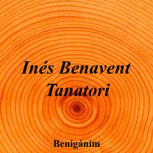 Inés Benavent Tanatori