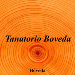 Tanatorio Boveda