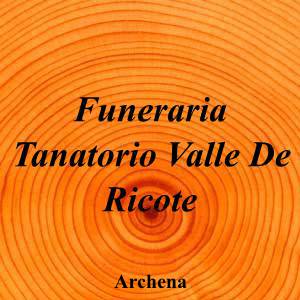 Funeraria Tanatorio Valle De Ricote
