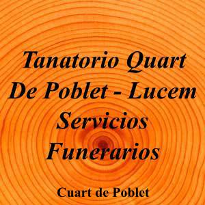 Tanatorio Quart De Poblet - Lucem Servicios Funerarios