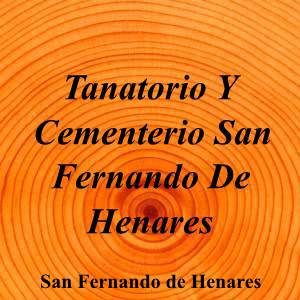 Tanatorio Y Cementerio San Fernando De Henares