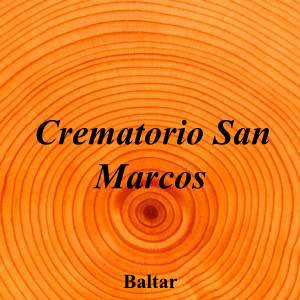Crematorio San Marcos|Servicio de cremación|crematorio-san-marcos|5,0|1|36828, PO|Baltar|890|pontevedra|Pontevedra|||-|https://goo.gl/maps/mX5wFFEaqckqcbwC7|