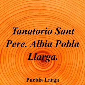 Tanatorio Sant Pere. Albia Pobla Llarga.