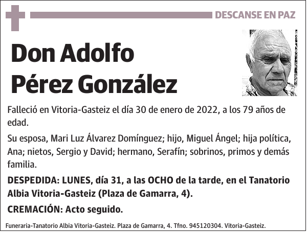 Adolfo Pérez González