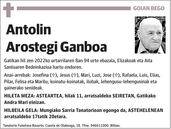 Antolin Arostegi Ganboa