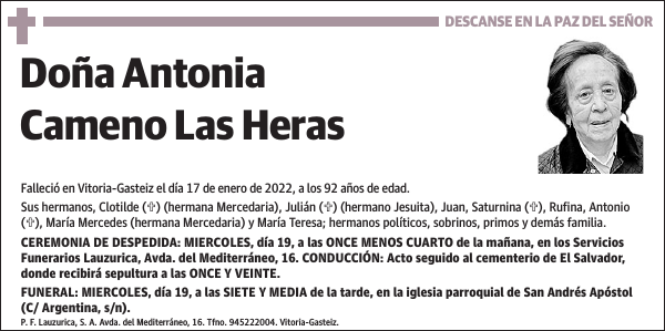 Antonia Cameno Las Heras