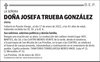 DOÑA JOSEFA TRUEBA GONZÁLEZ