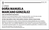 DOÑA  MANUELA  MARCANO  GONZÁLEZ