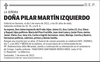 DOÑA  PILAR  MARTÍN  IZQUIERDO