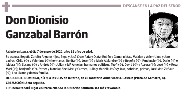 Dionisio Ganzabal Barrón