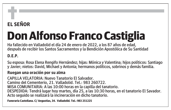 Don Alfonso Franco Castiglia