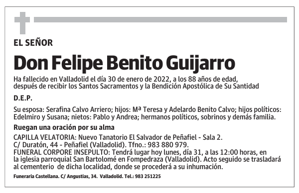 Don Felipe Benito Guijarro