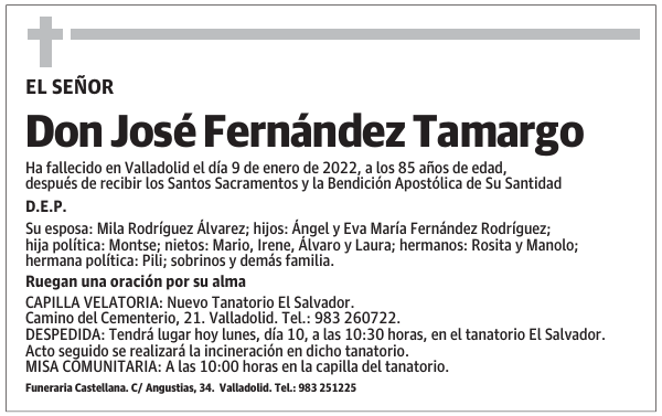 Don José Fernández Tamargo