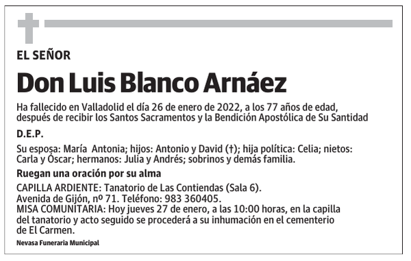 Don Luis Blanco Arnáez