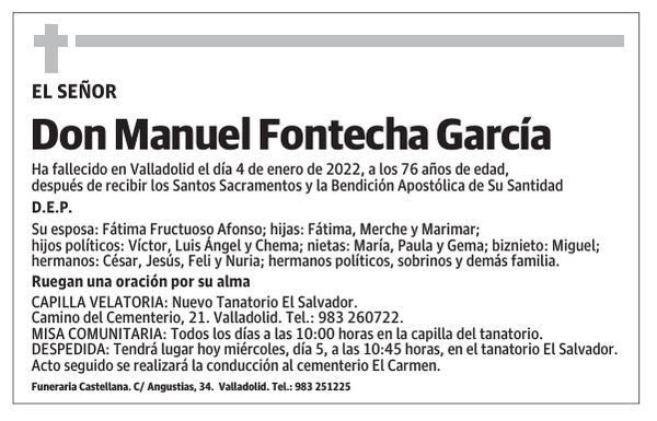 Don Manuel Fontecha García