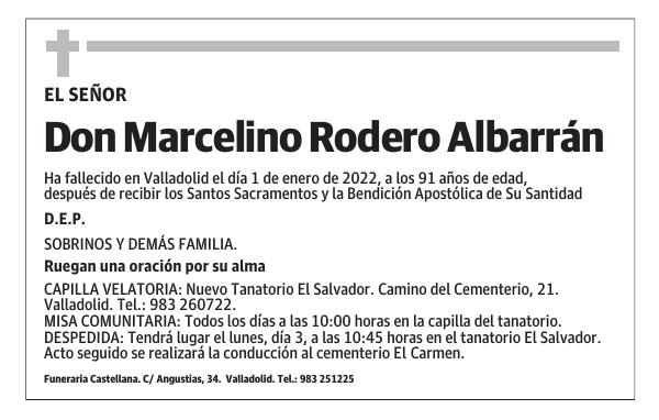 Don Marcelino Rodero Albarrán