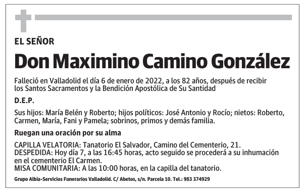 Don Maximino Camino González
