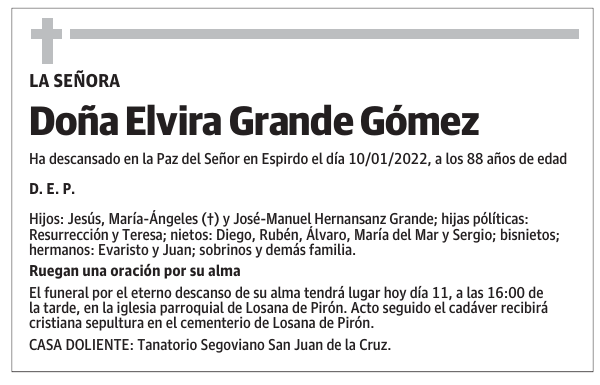 Doña Elvira Grande Gómez