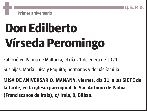 Edilberto Vírseda Peromingo