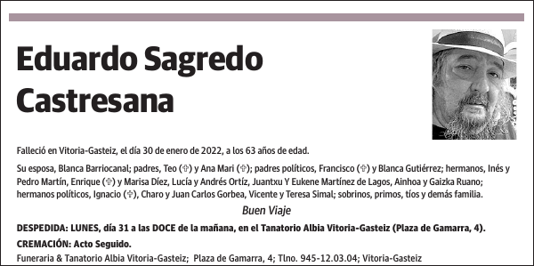 Eduardo Sagredo Castresana