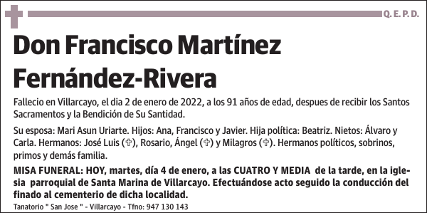 Francisco Martínez Fernández-Rivera