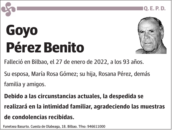 Goyo Pérez Benito