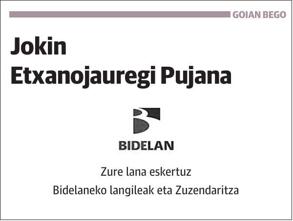 Jokin Etxanojauregi Pujana