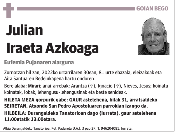 Julian Iraeta Azkoaga