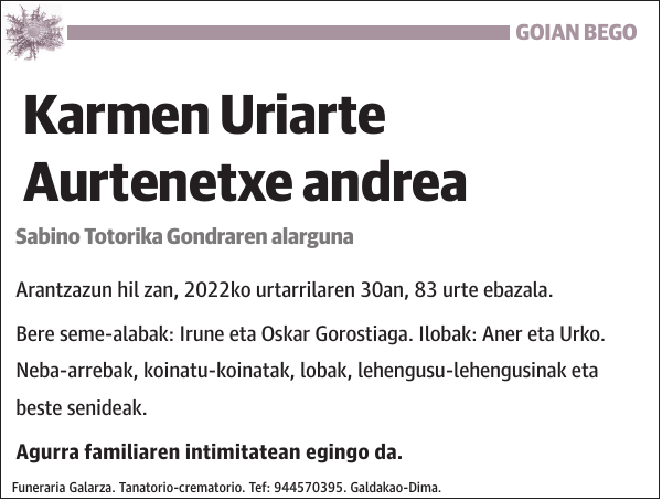 Karmen Uriarte Aurtenetxe