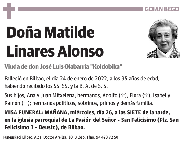 Matilde Linares Alonso