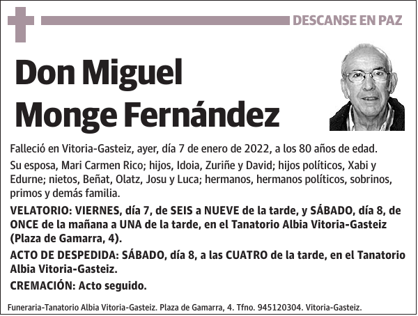 Miguel Monge Fernández