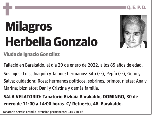 Milagros Herbella Gonzalo