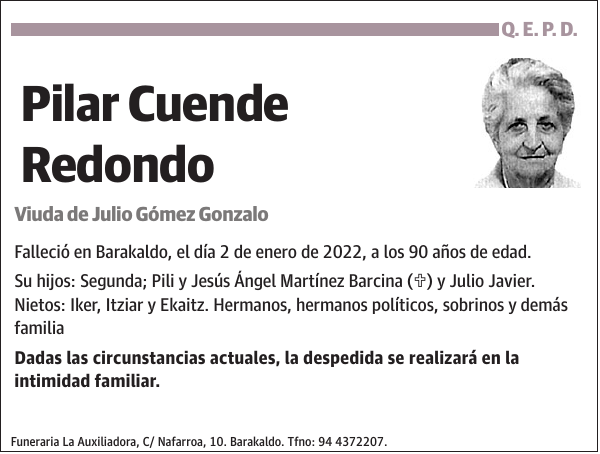 Pilar Cuende Redondo