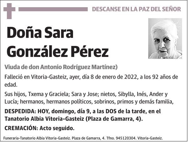 Sara González Pérez