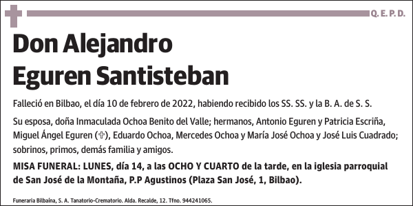 Alejandro Eguren Santisteban