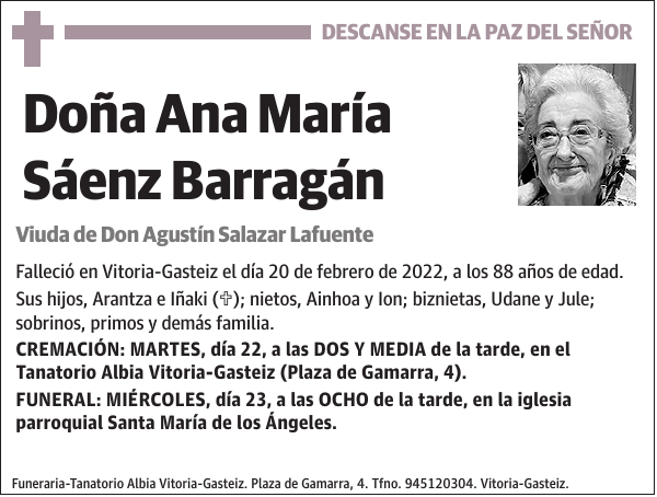 Ana María Sáenz Barragán