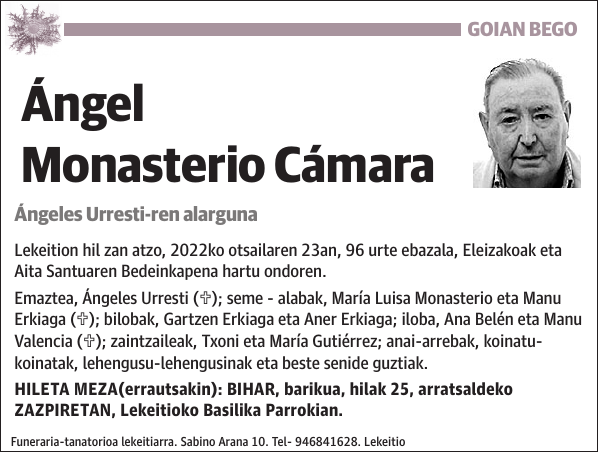 Ángel Monasterio Cámara