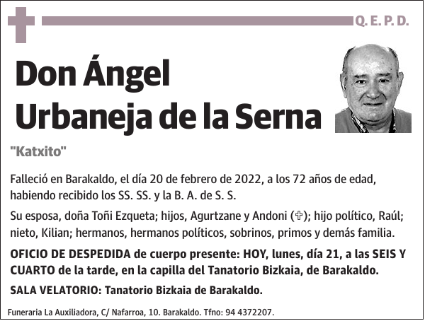 Ángel Urbaneja de la Serna 'Katxito'
