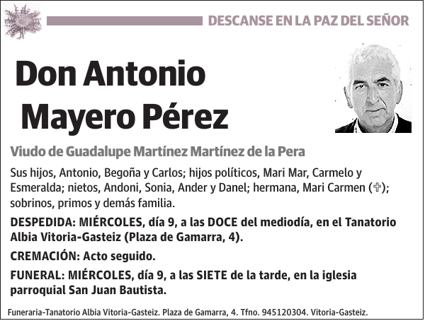 Antonio Mayero Pérez