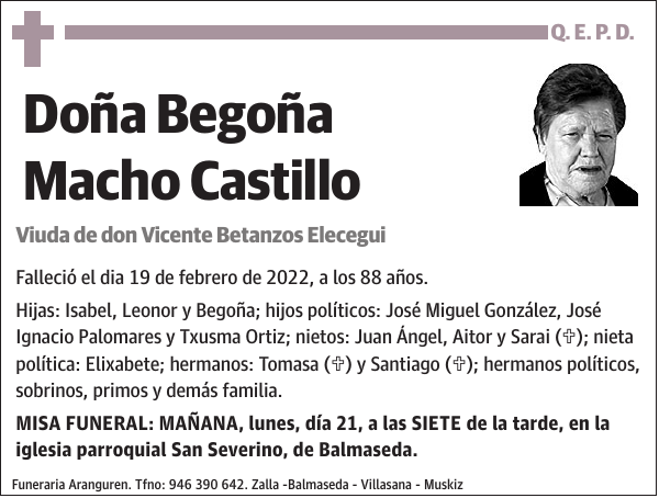 Begoña Macho Castillo