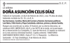DOÑA  ASUNCIÓN  CELIS  DÍAZ