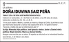 DOÑA  IDUVINA  SAIZ  PEÑA