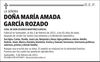 DOÑA  MARÍA  AMADA  GARCÍA  ROZADO