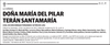 DOÑA  MARÍA  DEL  PILAR  TERÁN  SANTAMARÍA