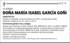 DOÑA  MARÍA  ISABEL  GARCÍA  GOÑI