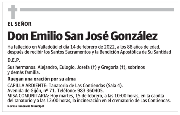 Don Emilio San José González