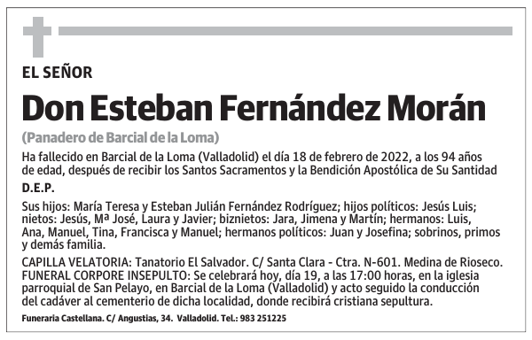 Don Esteban Fernández Morán