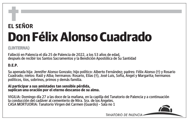 Don Félix Alonso Cuadrado