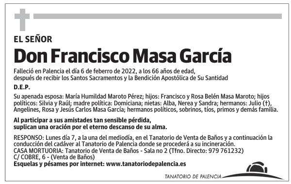 Don Francisco Masa García